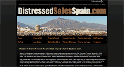 Desktop Screenshot of distressedsalesspain.com