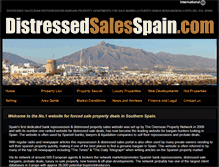 Tablet Screenshot of distressedsalesspain.com